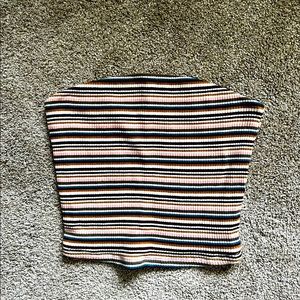Garage stripped tube top
